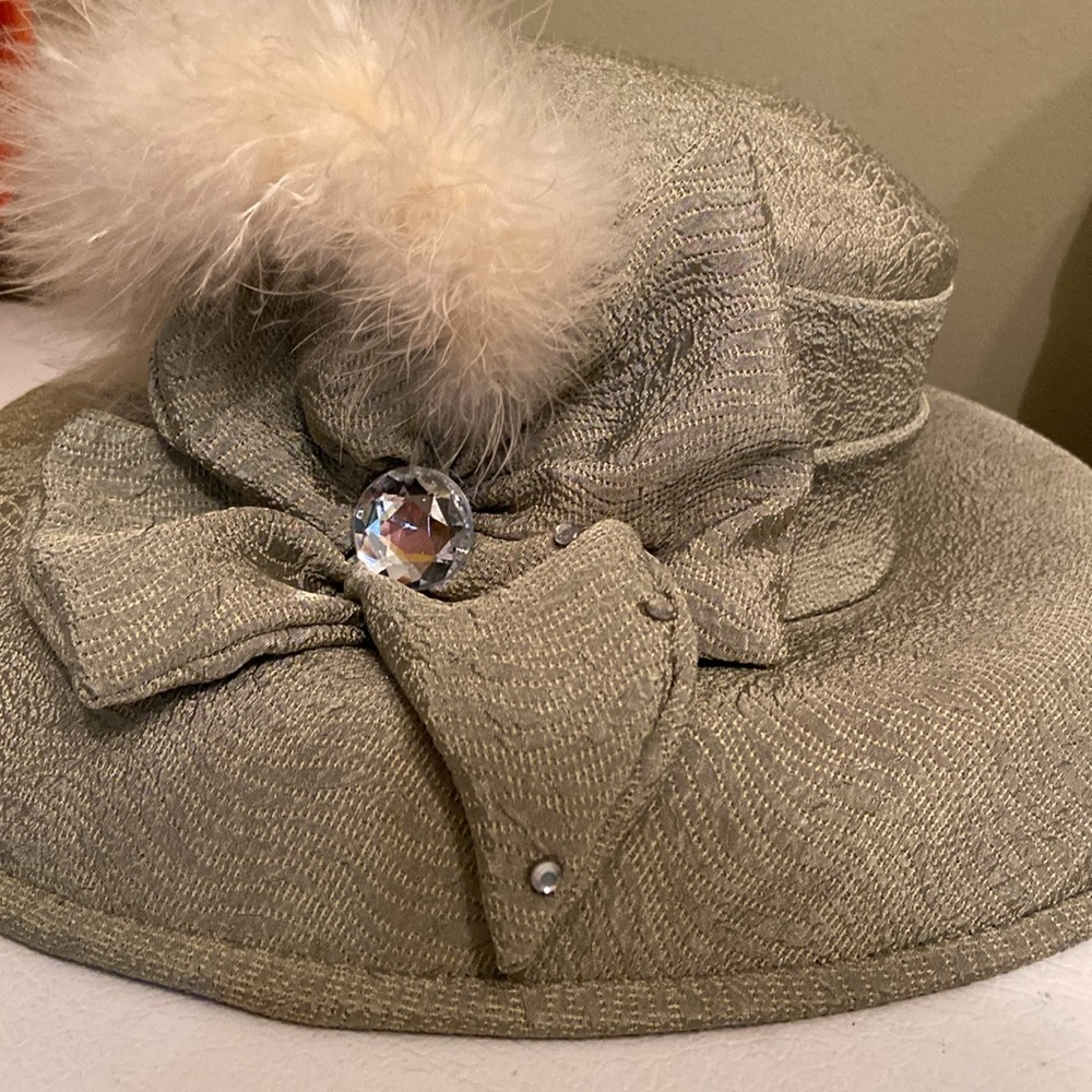 Sage Green Church Dress Hat by Club France 🇫🇷